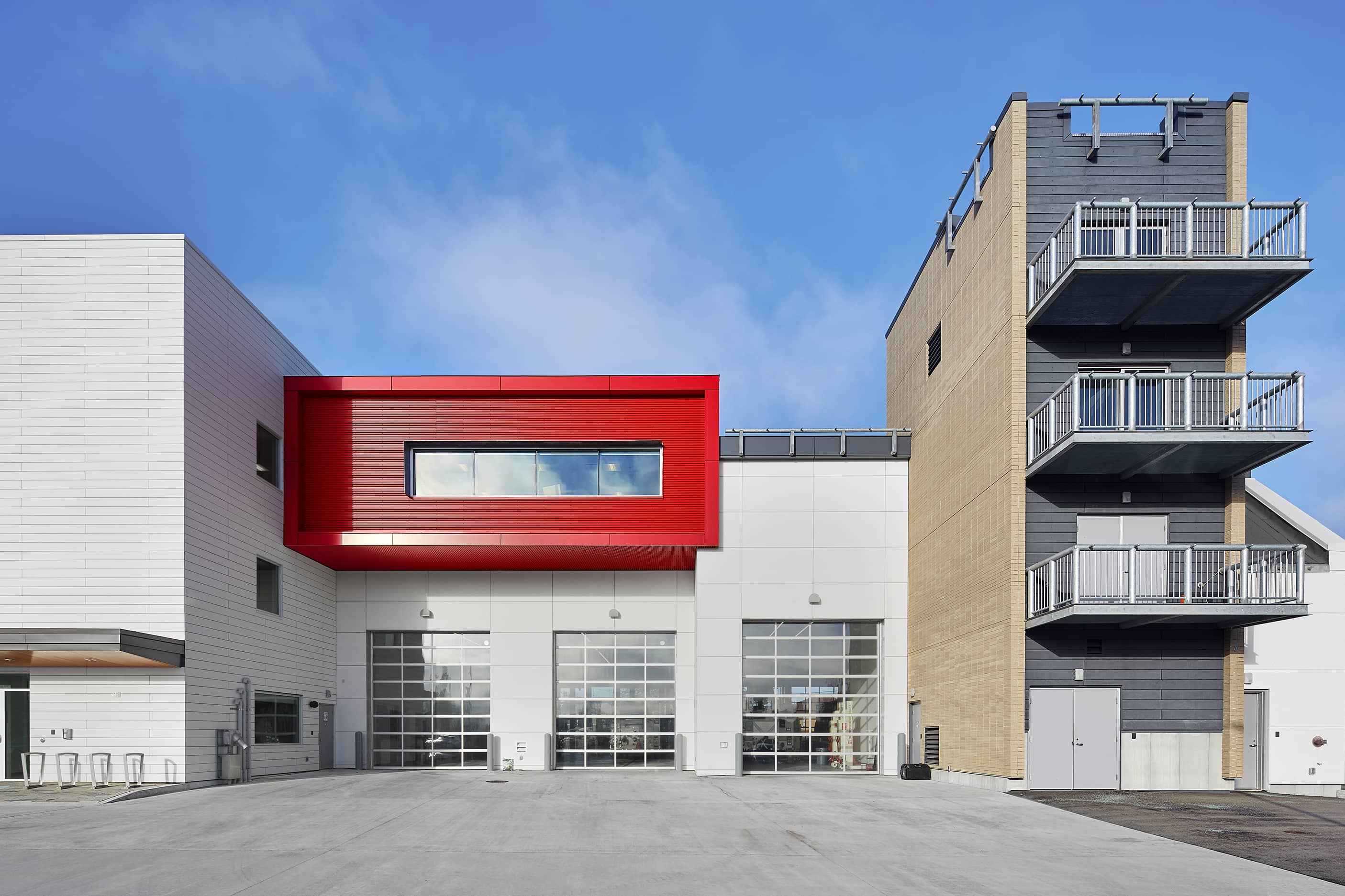 bbp cambie fire hall no. 3 & ambulance station exterior bays