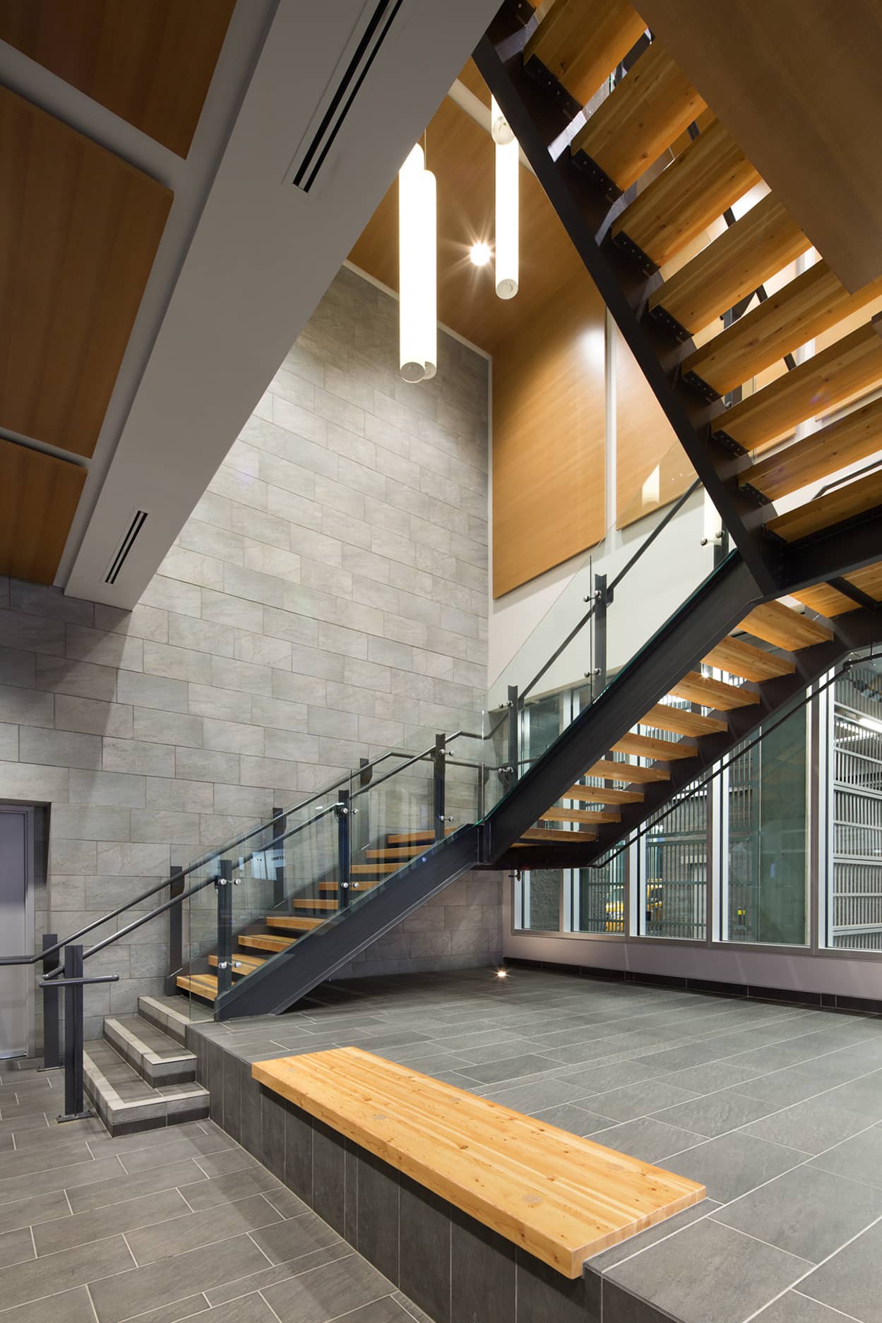 bbp transportation management centre stairwell