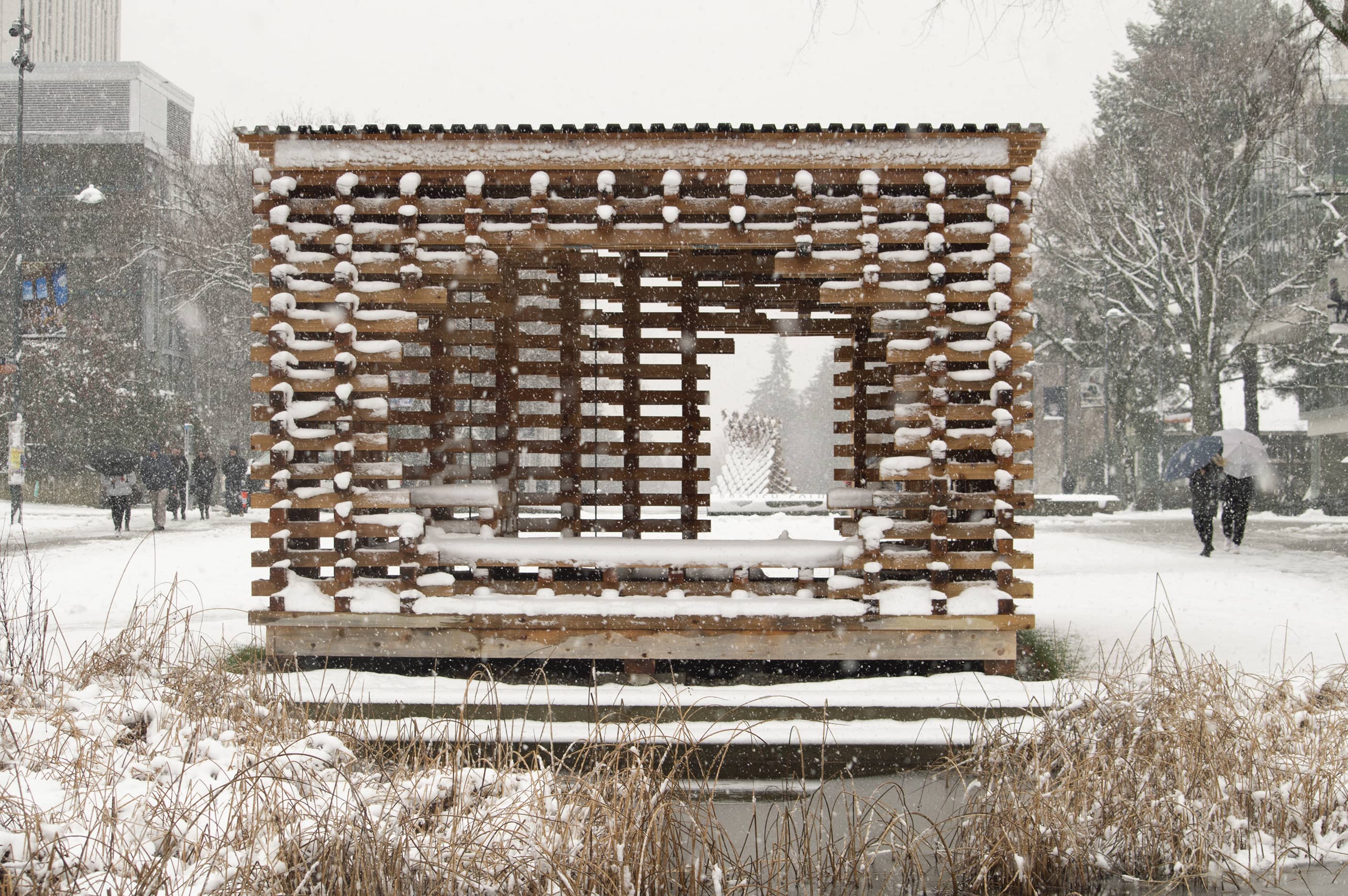 bbp ubc sala c-shore pavilion exterior snow