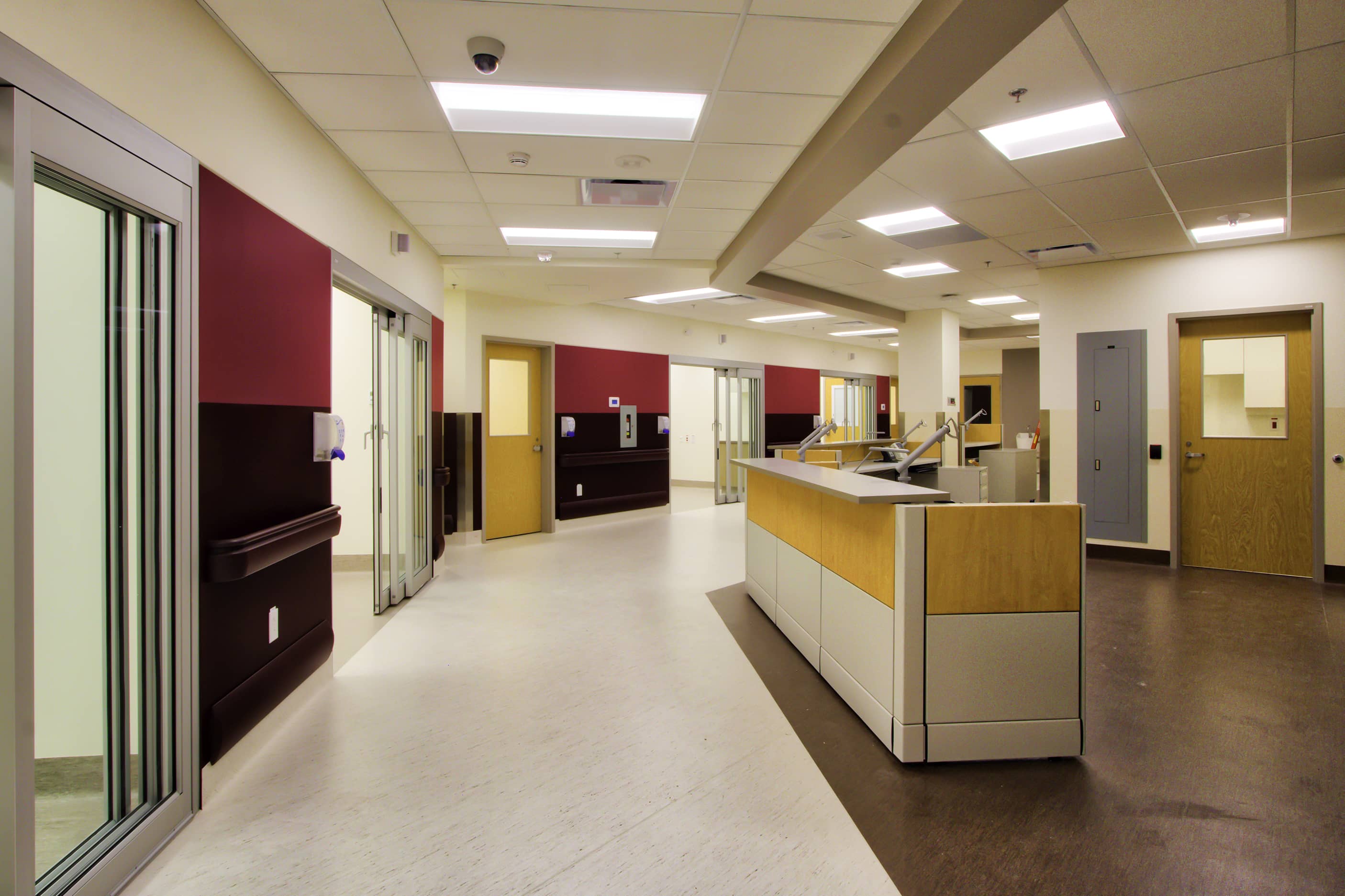 bbp whitehorse general hospital emergency department expansion interior