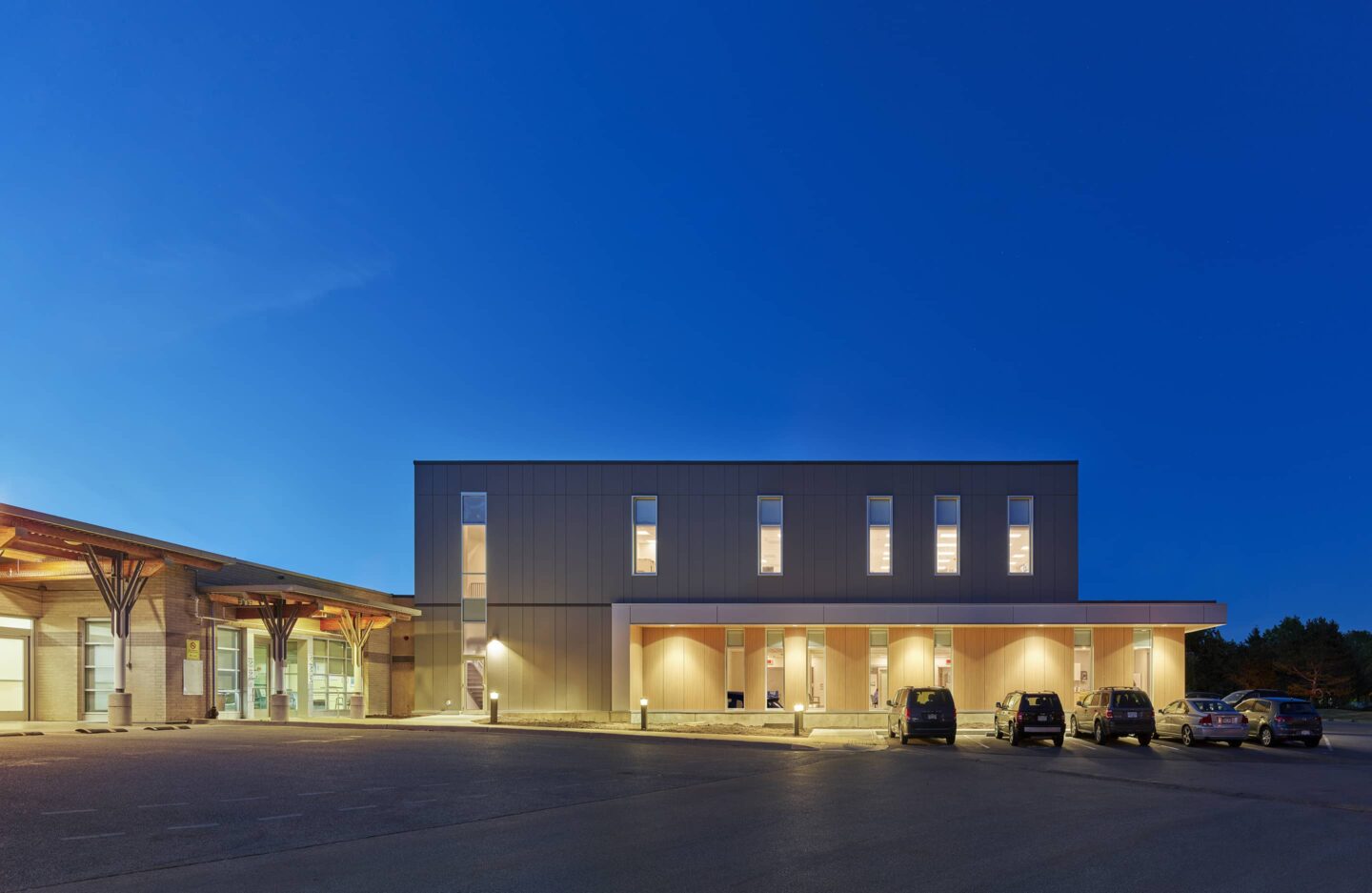 bbp delta hospital medical imaging and lab expansion exterior entrance