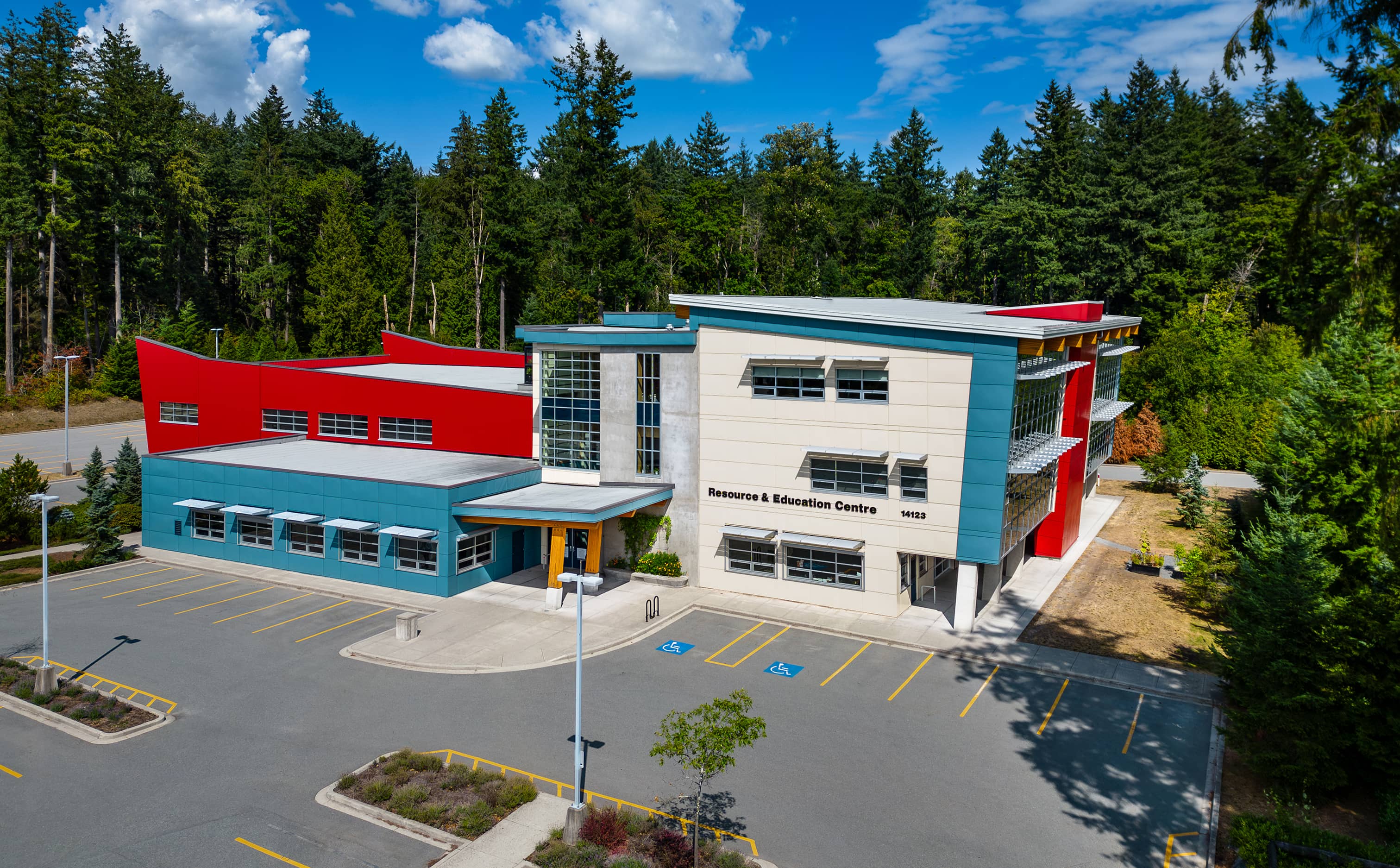bbp surrey resource & education centre exterior aerial
