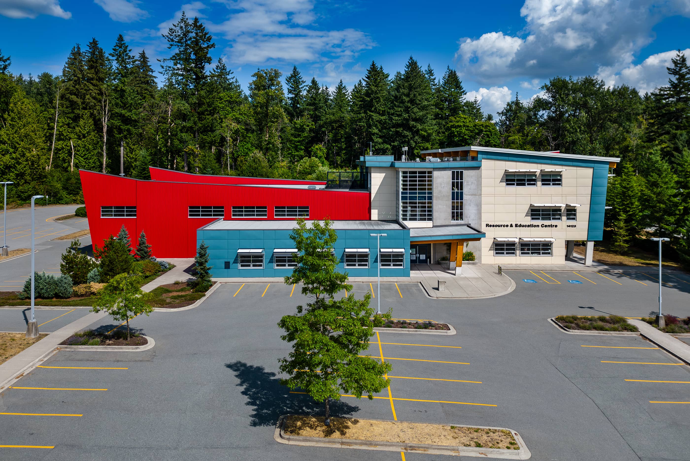 bbp surrey resource & education centre exterior aerial